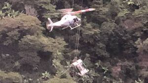 La familia paisa que terminó suspendida a 200 metros de altura en un cable aéreo
