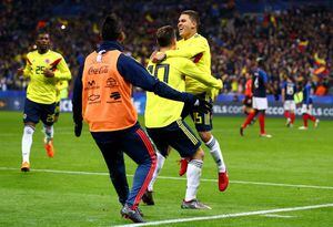 Colombia remontó y venció de manera épica a Francia en París