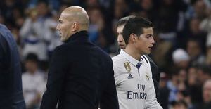 Ni en su cumpleaños, Zidane deja de ningunear a James Rodríguez