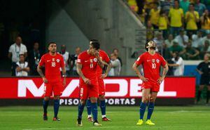Un dolor eterno: un Chile sin sangre fue goleado por Brasil y la Generación Dorada se quedó fuera del Mundial