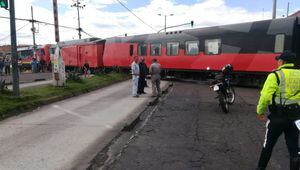 Tren en Quito se descarriló la mañana de este martes