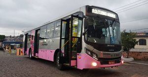 Outubro Rosa: Ônibus pintado em São Paulo conscientiza sobre câncer de mama