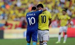 James vs Neymar: un 'tricolor' en el partido más importante de la Champions