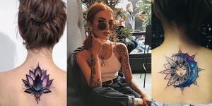 Tatuajes en la espalda para mujeres que desean atraer la suerte y el amor a sus vidas