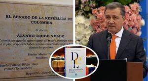 La RAE corrige placa que le hizo Ernesto Macías a Álvaro Uribe