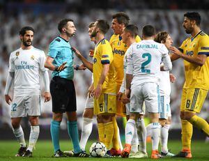 Árbitro del partido Real Madrid contra Juventus fue amenazado