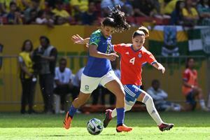 Brasil golea a Chile 4-0 en el último amistoso antes del Mundial femenino