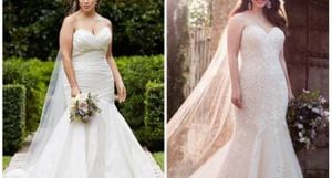 10 vestidos de novia que son perfectos para mujeres curvy