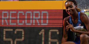 Dalilah Muhammad marca historia en los 400 metros vallas del Mundial de Atletismo 