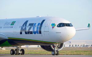 Companhia Azul realiza primeiro voo internacional com A330-900neo