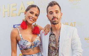 Greeicy intentó hablar inglés pero terminó riéndose de sí misma