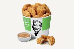 KFC expande su oferta con pollo frito a base de plantas