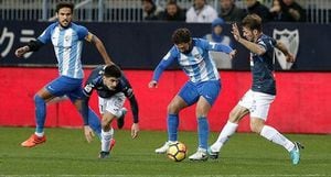 En caída libre: Manuel Iturra fue titular en la cuarta derrota consecutiva del Málaga