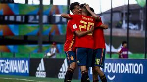 España goleó a Tayikistán por la segunda fecha del Mundial Sub 17 de Brasil