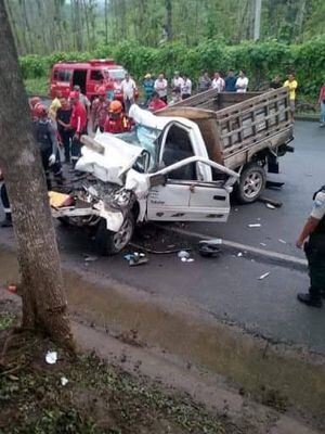 Un fallecido y tres heridos en un accidente de tránsito en Manabí
