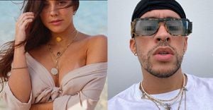 La novia de Bad Bunny pone celoso al cantante con su foto en bikini