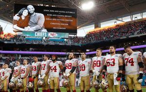 El emotivo homenaje a Kobe Bryant que muchos no vieron durante el Super Bowl LIV
