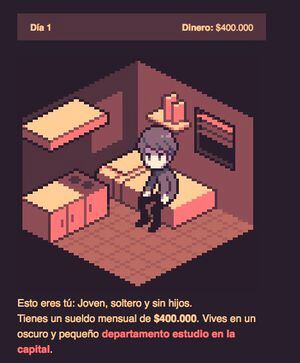 Nanopesos: desarrolladora chilena crea videojuego que grafica lo "casi imposible" de sobrevivir con el sueldo mínimo en el país