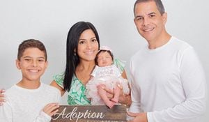 Xioana Nieves se convierte en madre por medio de adopción