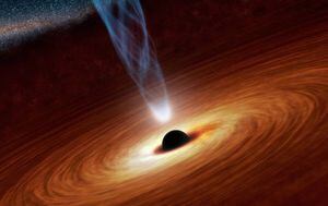 NASA comparte una imagen del Hubble que identifica agujero negro de rápido crecimiento en el universo primitivo