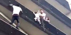 Quién es el “hombre araña” de París: la historia del inmigrante que trepó cuatro pisos para salvar a niño de caer al vacío