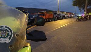Bogotá amanece con varias concentraciones de camioneros