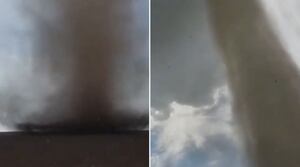 VÍDEO: ignorando o perigo do fenômeno, homem começa a gravar impressionante tornado de perto