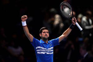 Novak Djokovic aplastó a Matteo Berrettini en su debut en el ATP Finals de Londres