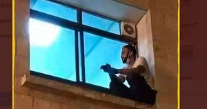 Covid-19: homem escala prédio do hospital para se despedir da mãe pela janela