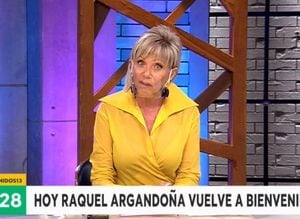 Raquel Argandoña volvió a "Bienvenidos": "Yo necesito trabajar, y creo que debo comenzar de nuevo"