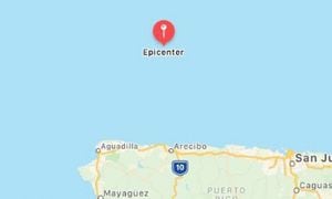 Registran fuerte temblor al norte de Puerto Rico