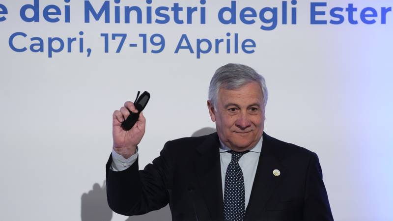Israel avisó en el último momento a EEUU del ataque con drones a Irán, dice ministro italiano en G7