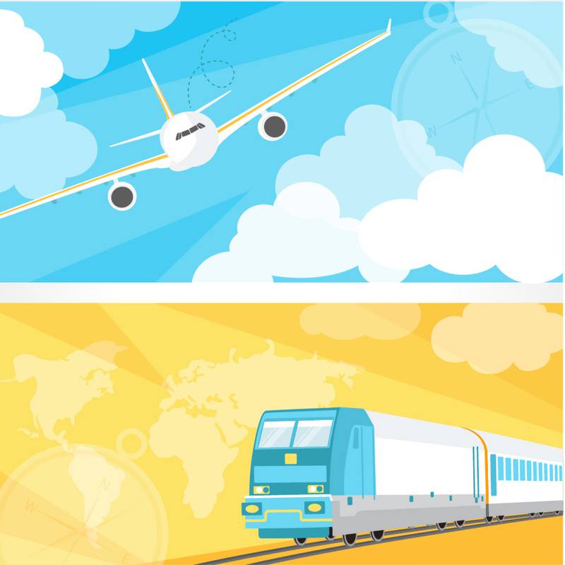 Tren vs. avión