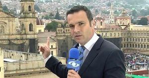 Presentadora retó a Juan Diego Alvira, y si lo hace, probablemente hará el oso en 'Noticias Caracol'