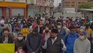 (VIDEO) "Queremos devolvernos para nuestra patria": venezolanos protestan en Bogotá