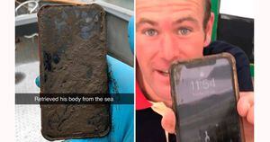 Homem recupera iPhone que havia caído no mar há 6 dias e ele ainda funcionava