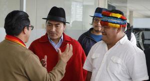 Leonidas Iza le dice a vicepresidente de Ecuador que "no venga a lloriquear si le aplican justicia indígena"