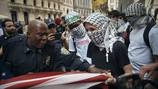 Protestantes antiisraelíes causan destrozos en Nueva York