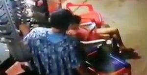 Colombia: Video muestra a hombre hablando con niña antes de desaparecer
