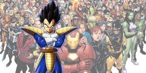 Emocionante crossover entre Dragon Ball y Marvel pone el destino final de la mitad del universo en manos de Vegeta
