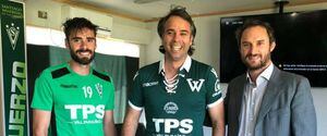 Feña González le dio una mano a su amigo Nico Córdova en Wanderers con una charla motivacional