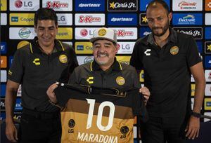 Las exigencias de Diego Maradona como DT de los Dorados de Sinaloa
