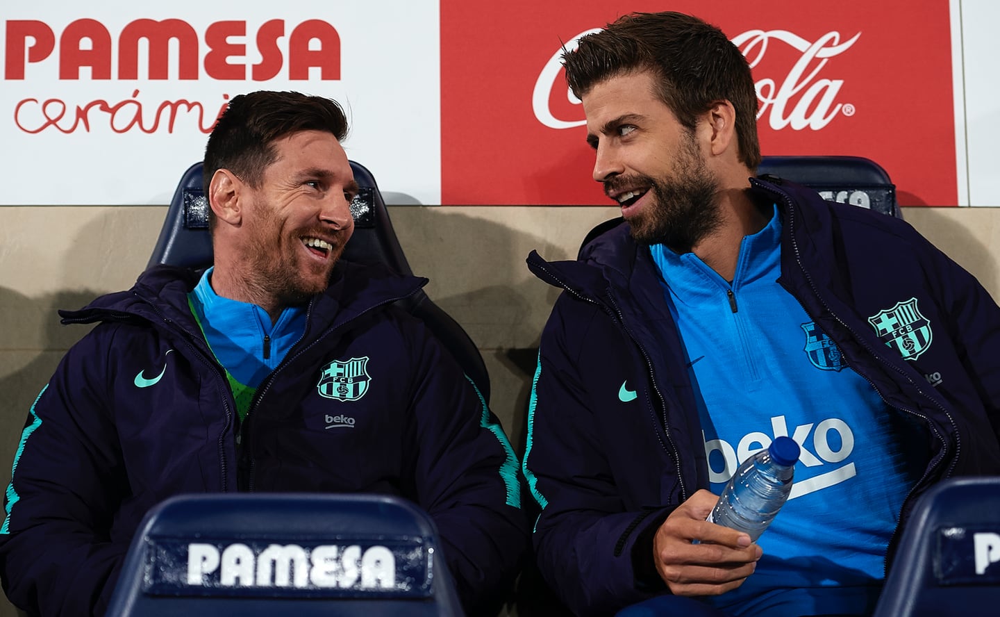 Lionel Messi y Gerard Piqué | Getty Images
