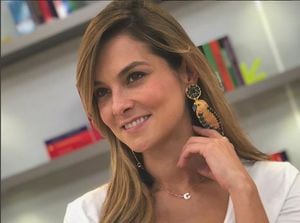 Vestido que usó Catalina Gómez en 'Día a Día' dio de qué hablar entre los televidentes