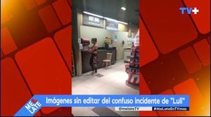 Luli sufre colapso en estación de servicio por no usar mascarilla
