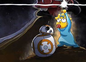 Star Wars Day: ‘The Simpsons’ faz crossover com o universo de Star Wars em curta