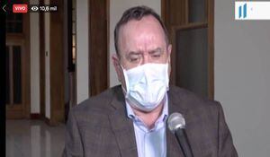 VIDEO. Alejandro Giammattei confirma siete casos más de coronavirus