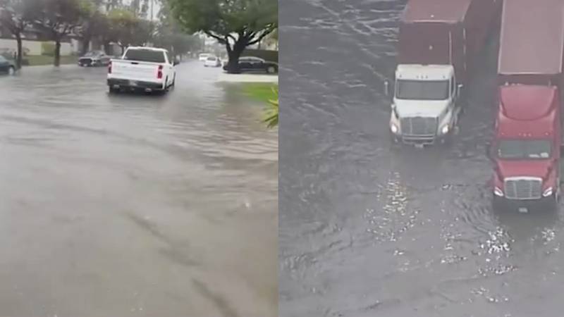 ¡Podrían llegar más! Fuertes tormentas provocan inundaciones en California