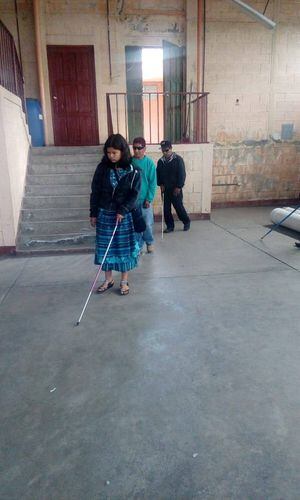 Brindan rehabilitación a domicilio a personas con discapacidad visual