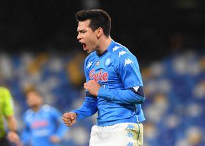 Chucky Lozano consigue su gol 100 en triunfo del Napoli en la Copa Italia